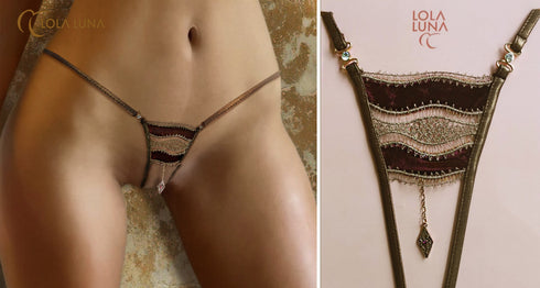 Sheerazade open thong Open G-string - lolaluna.com